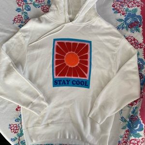 Cozy Unisex Sandro Hooded Sweat Shirt. New with Tags 100% cotton